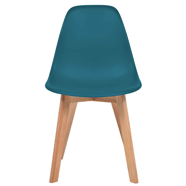 vidaXL Dining Chairs 6 pcs. Turquoise Plastic