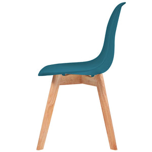 vidaXL Dining Chairs 6 pcs. Turquoise Plastic