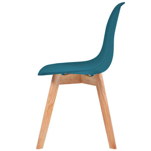 vidaXL Dining Chairs 6 pcs. Turquoise Plastic