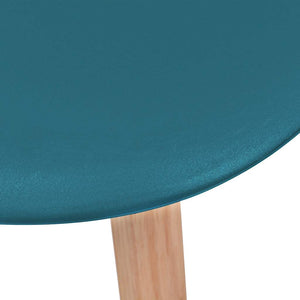 vidaXL Dining Chairs 6 pcs. Turquoise Plastic