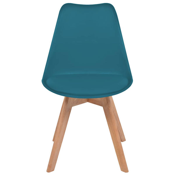 vidaXL Dining Chairs 4 pcs Turquoise Plastic