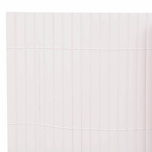 vidaXL Double-Sided Garden Fence 90 x 300 cm White