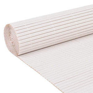 vidaXL Double-Sided Garden Fence 90 x 300 cm White