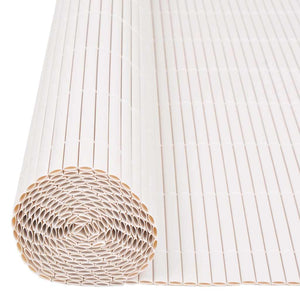 vidaXL Double-Sided Garden Fence 90 x 300 cm White