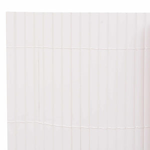 vidaXL Garden Fence White 150 x 300 cm PVC