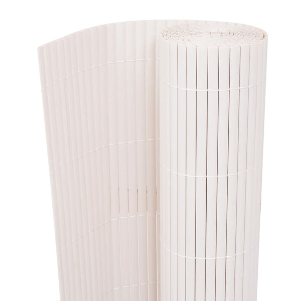 vidaXL Garden Fence White 150 x 300 cm PVC