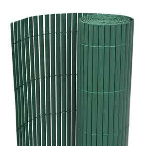 vidaXL Garden Fence Green 150 x 500 cm PVC
