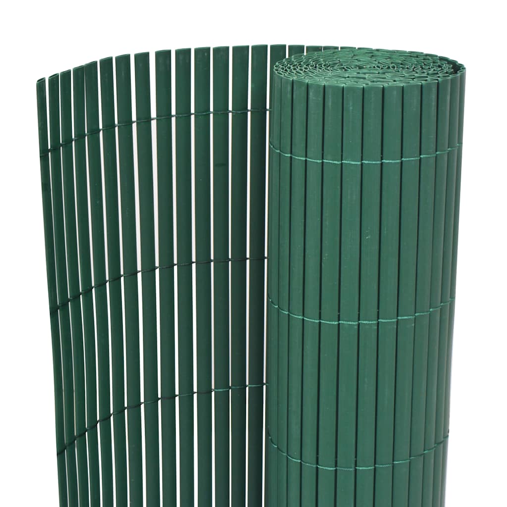 vidaXL Garden Fence Green 150 x 500 cm PVC