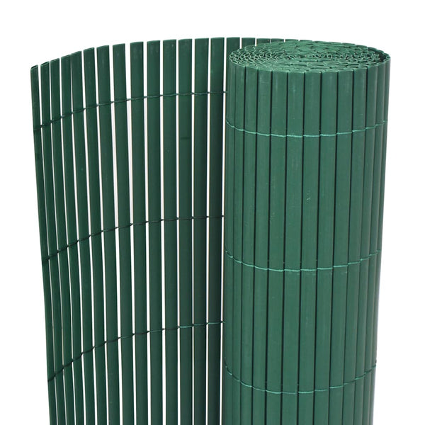 vidaXL Garden Fence Green 150 x 500 cm PVC