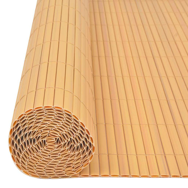vidaXL Garden Fence Yellow 150 x 500 cm PVC