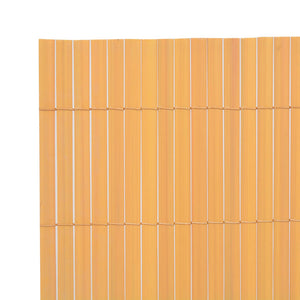 vidaXL Garden Fence Yellow 150 x 500 cm PVC