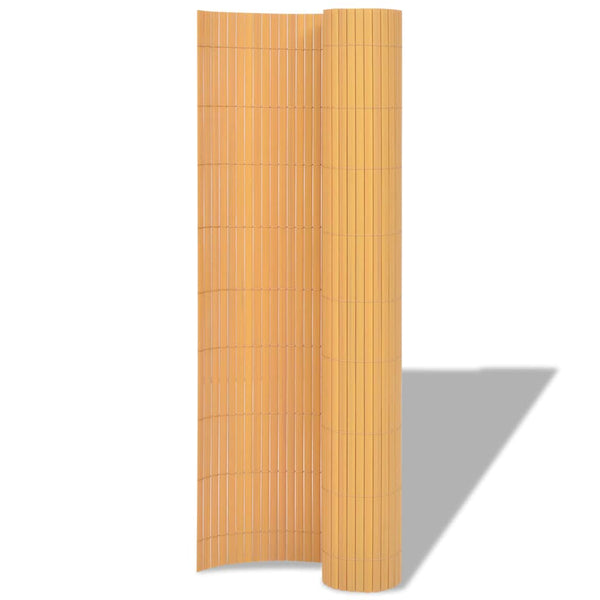 vidaXL Garden Fence Yellow 150 x 500 cm PVC