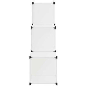 vidaXL Modular Storage Cabinet Cube Shelf with 6 Compartments White