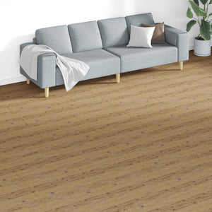Selbstklebende Bodenplanken Walnussbraun 5,26 m²