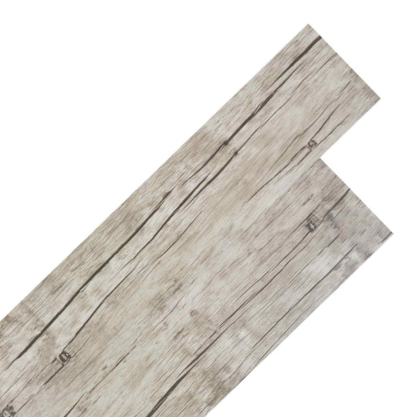 Selbstklebende Bodenplanken Eichenwaschung 5,02 m²