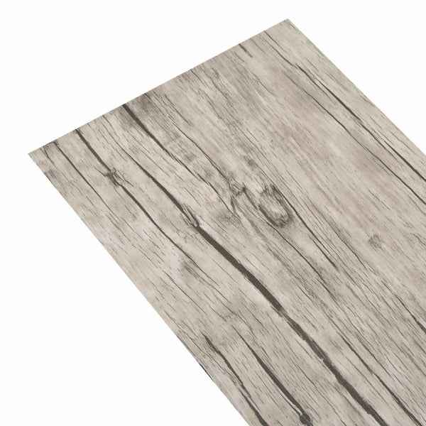 Selbstklebende Bodenplanken Eichenwaschung 5,02 m²
