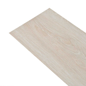 PVC Bodenplanken Eiche Weiß 5,02 m²