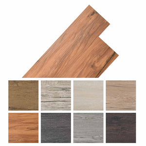 Selbstklebende PVC Bodenplanken Natur, 36 Stk.
