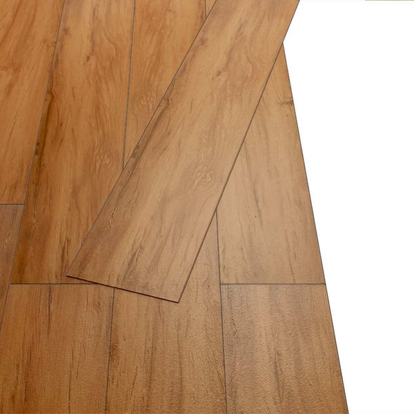 Selbstklebende PVC Bodenplanken Natur, 36 Stk.