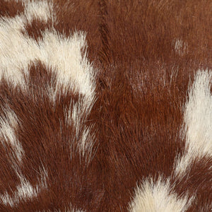 vidaXL Stool Real Goat Leather 40 x 30 x 45 cm