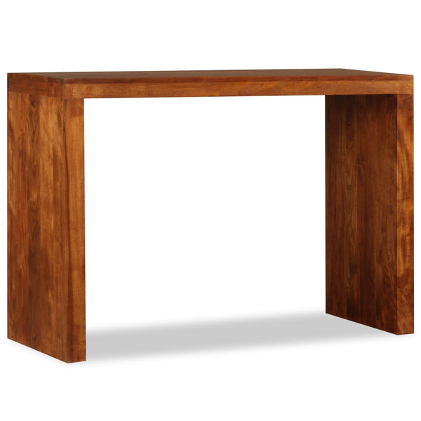 vidaXL Console Table Solid Wood with Honey Polish 110x40x76 cm