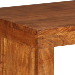 vidaXL Console Table Solid Wood with Honey Polish 110x40x76 cm