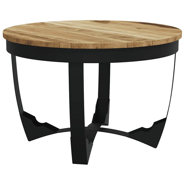 vidaXL Coffee Table Rough Solid Mango Wood 60x40 cm