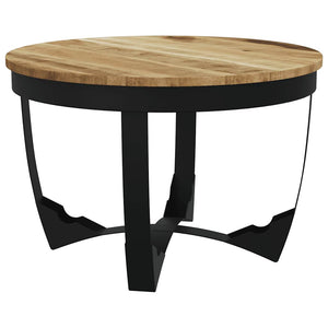 vidaXL Coffee Table Rough Solid Mango Wood 60x40 cm