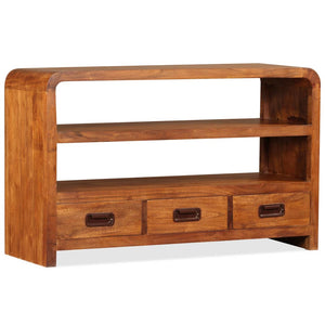 vidaXL TV Cabinet Solid Acacia Wood 90x30x55 cm