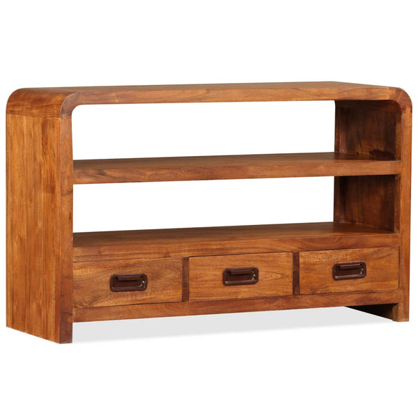 vidaXL TV Cabinet Solid Acacia Wood 90x30x55 cm