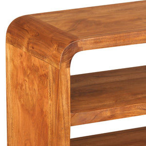 vidaXL TV Cabinet Solid Acacia Wood 90x30x55 cm