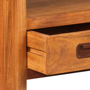 vidaXL TV Cabinet Solid Acacia Wood 90x30x55 cm