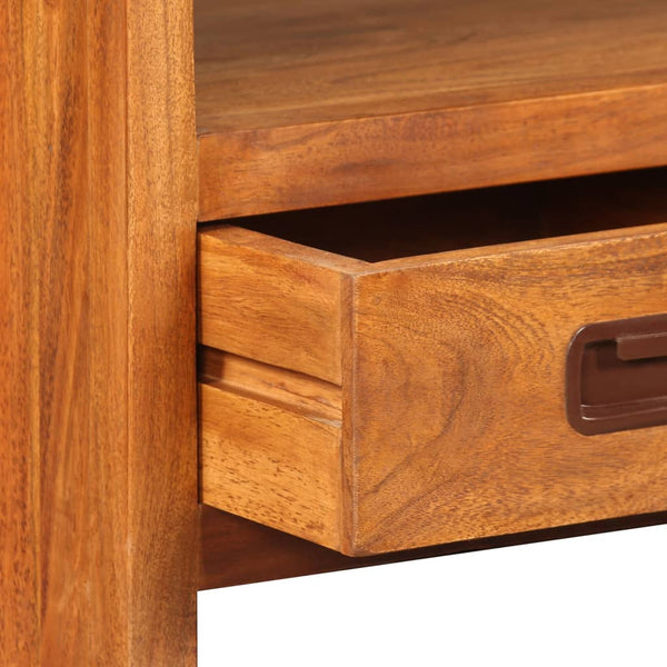 vidaXL TV Cabinet Solid Acacia Wood 90x30x55 cm