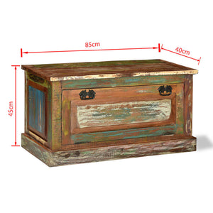 vidaXL Solid Reclaimed Wood Shoe Cabinet