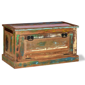vidaXL Solid Reclaimed Wood Shoe Cabinet