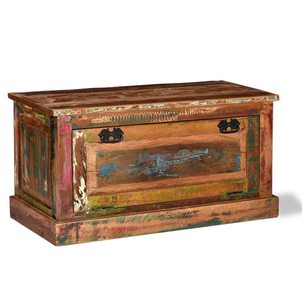 vidaXL Solid Reclaimed Wood Shoe Cabinet