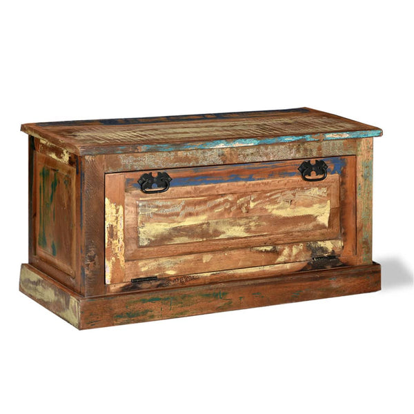 vidaXL Solid Reclaimed Wood Shoe Cabinet