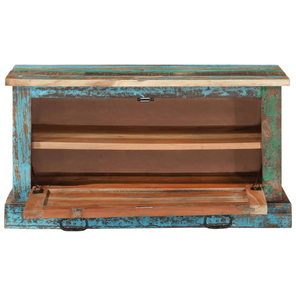 vidaXL Solid Reclaimed Wood Shoe Cabinet