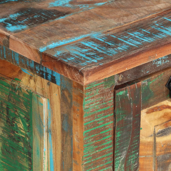 vidaXL Solid Reclaimed Wood Shoe Cabinet