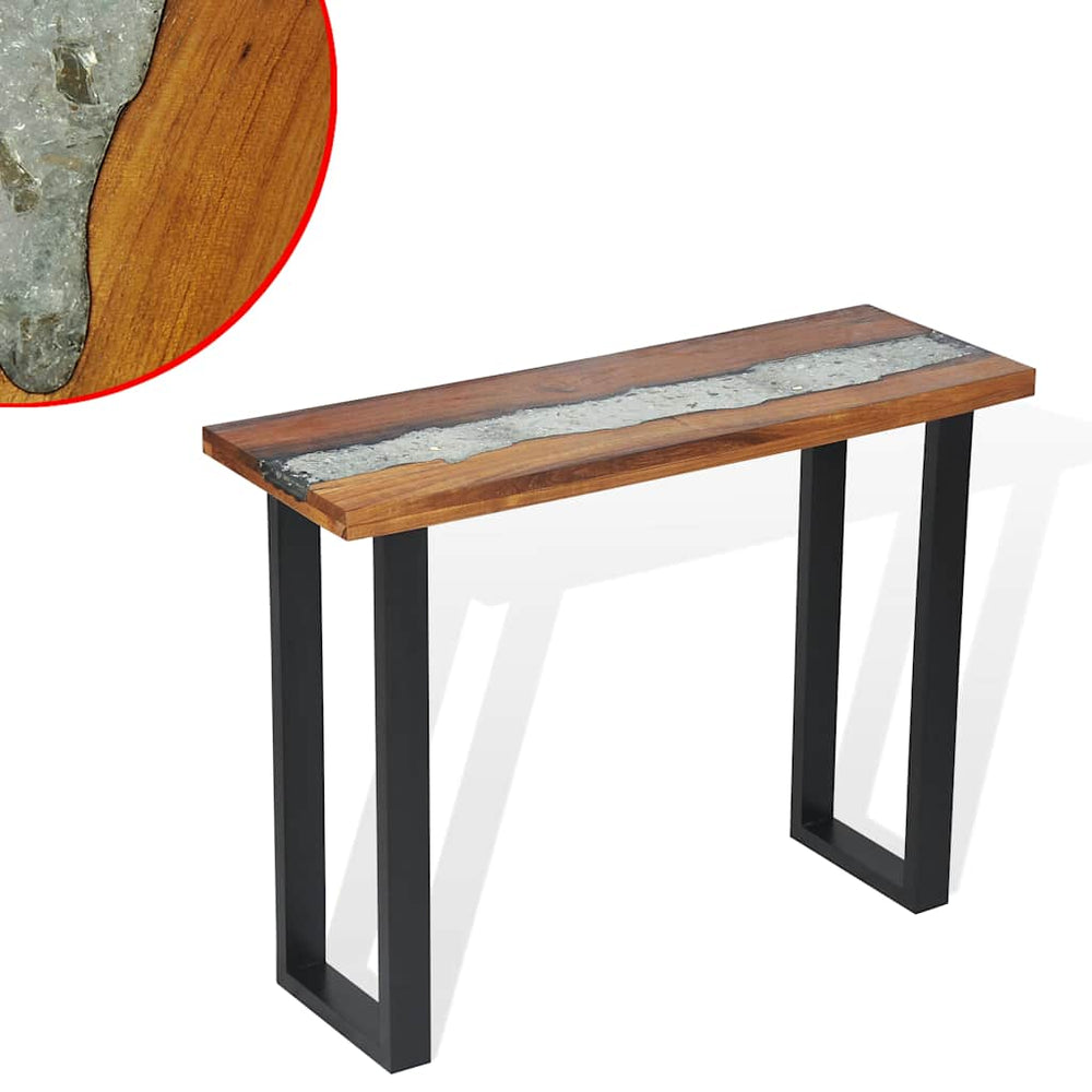 vidaXL Teak Console Table 100 x 35 x 75 cm