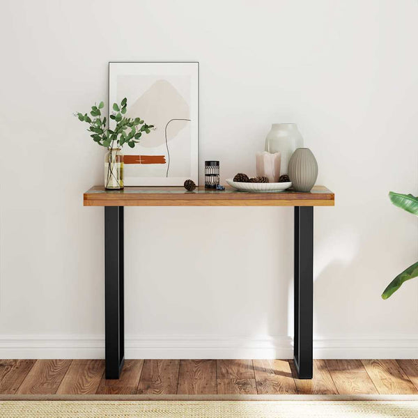 vidaXL Teak Console Table 100 x 35 x 75 cm