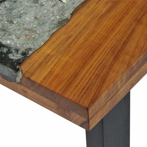 vidaXL Teak Console Table 100 x 35 x 75 cm