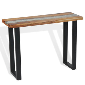 vidaXL Teak Console Table 100 x 35 x 75 cm
