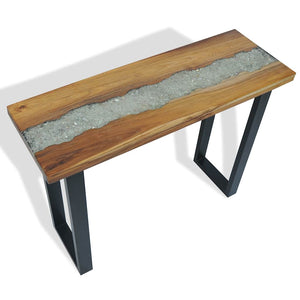 vidaXL Teak Console Table 100 x 35 x 75 cm
