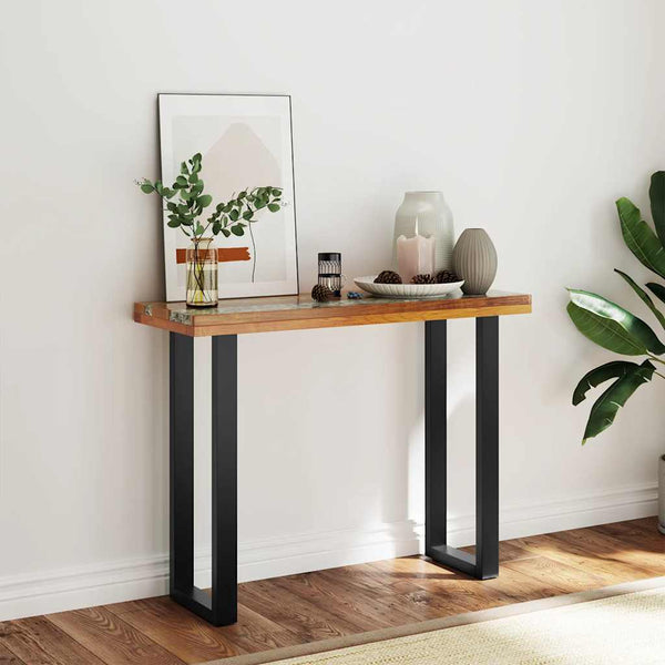 vidaXL Teak Console Table 100 x 35 x 75 cm