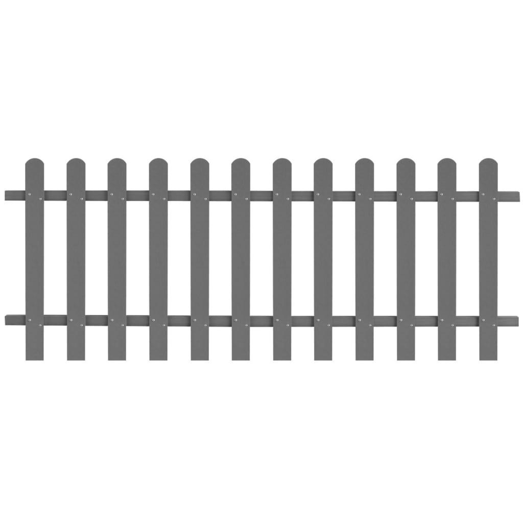 vidaXL Slatted Fence WPC 200x80 cm