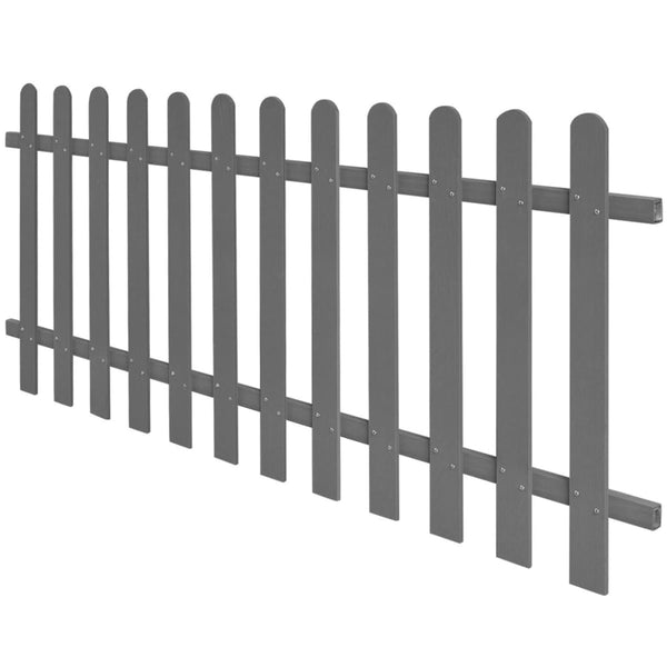 vidaXL Slatted Fence WPC 200x80 cm