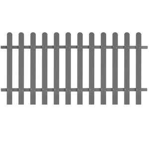 vidaXL WPC Slat Fence 200 x 100 cm
