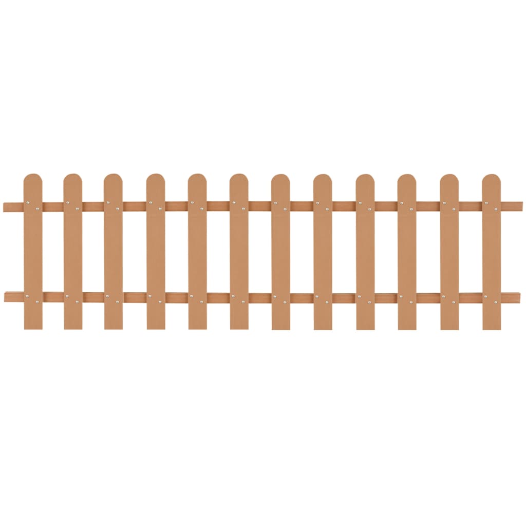vidaXL WPC Slat Fence 200x60 cm