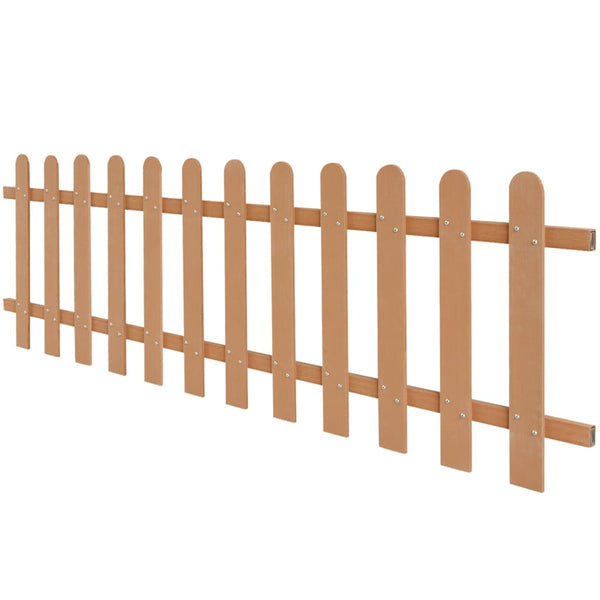 vidaXL WPC Slat Fence 200x60 cm